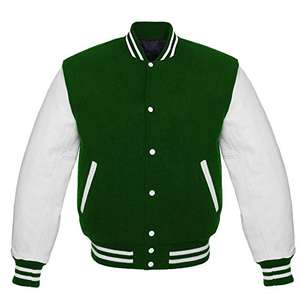 Fabricant personnalisé de vestes universitaires Letterman à manches en cuir brodées de haute qualité pour hommes vestes universitaires personnalisées - Product Image 2