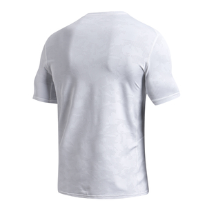T-shirt de sport à manches courtes pour homme personnalisé, séchage rapide, respirant, pour la salle de sport, l'entraînement en plein air, le jogging - Vêtements de sport en gros, blanc - Product Image 6