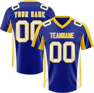 Maillots de football américain personnalisés pour les équipes avec des conceptions sublimées et des informations personnalisées sur les joueurs pour un jeu haute performance - Product Image 1