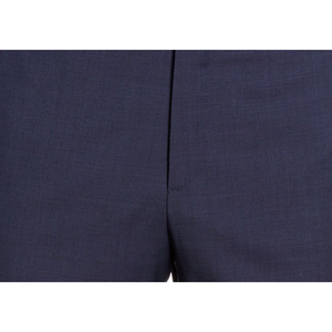 Pantaloni da Completo Zanella Devon in Lana a Pois per Uomo, Taglia 34 - Blu - Product Image 6