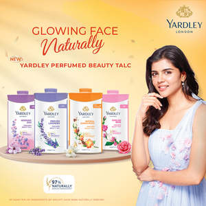 Talc parfumé Yardley London Imperial Sandalwood 100g/250g, poudre corporelle luxueuse et écologique pour femmes, 97% - Product Image 3
