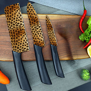 Juego de Cuchillos de Chef de 4 Piezas con Hoja de Cerámica y Mango de Plástico, Diseño Nuevo, para Entusiastas de la Cocina Profesional, Entrega Súper Rápida, Envío Gratuito - Product Image 3