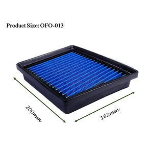 แผ่นกรองอากาศเครื่องยนต์สำหรับรถฟอร์ดมาสด้าแผงกีฬาไหลสูง - Product Image 4