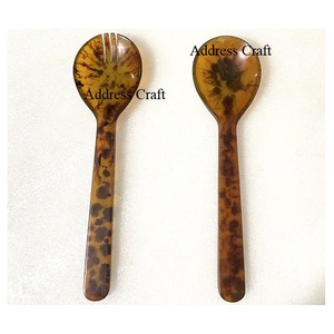 Unique Vintage Tortoise <b>Colour</b> Swirl Resin Salad Server Customized Food Grade Dinnerware for Table Decor Kitchenware Salad Tool - Product Image 5