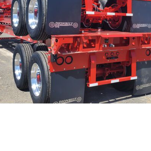 Semirremolque plano de acero y aluminio de 40 pies Semirremolque contenedor con remolques de camión de neumáticos 12r22.5 - Product Image 2