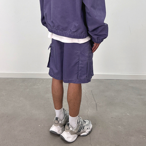 Pantalones cortos Cargo para exteriores de nailon 100% de alta calidad para hombre, pantalones cortos informales de estilo Hip Hop con bolsillos holgados, pantalones cortos ligeros de alta calidad - Product Image 3