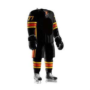 Vêtements de sport à sublimation de style unique Ensemble d'uniformes de hockey sur glace personnalisés Uniformes de hockey sur glace à combinaison de couleurs personnalisées - Product Image 5
