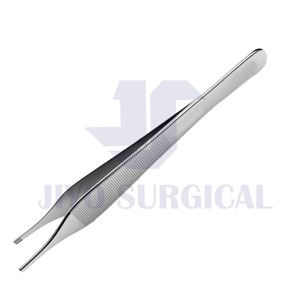 Pinzas Quirúrgicas Adson Brown de 12 cm, Pinzas de Pulgar de Acero Inoxidable con 7x7 Dientes, Instrumento de Precisión - Product Image 3
