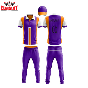 ชุดคริกเก็ตสำหรับผู้ใหญ่ คุณภาพพรีเมียม ผลิตด้วยมือจากผ้าโพลีเอสเตอร์ผสมฝ้าย สีสันปรับแต่งได้ ดีไซน์หรูหรา - Product Image 2