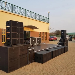 Outdoor <b>Party</b> Music System Professional 10" Active Subwoofer Church Line Array Speaker Waterproof Wireless Portable LED Lighting - Product Image 5