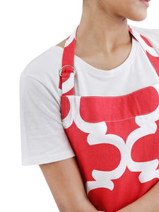 100% Cotton Sleeveless Printed <b>Apron</b> for Hotel <b>Kitchen</b> Outdoor Use Durable and Stylish <b>Kitchen</b> Cleaning Accessory - Product Image 5