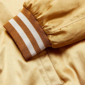 Chaqueta de bombardero hecha en Pakistán para hombre, chaqueta de bombardero XL informal, bordado universitario, teñido liso, recubierto para la temporada de primavera - Product Image 4