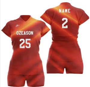 Nouveau unisexe personnalisé pas cher volley-ball uniforme hommes à manches courtes vêtements de sport avec maillot imprimé qualité volley-ball maillot - Product Image 3