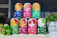 Vietnam Gemengd Vruchtensap 300Ml Alu Kan 100% Van Tropische Vruchtensapdranken Premium Kwaliteit Groothandel Beste Prijs