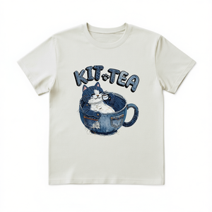 T-Shirt Unisex Oversize Personalizzata 210GSM 100% Cotone con Stampa Serigrafica - Product Image 2