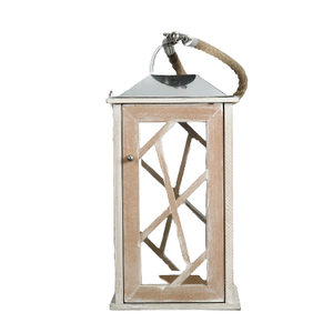 Precio bajo Acabado de color moderno Diseño único Linterna de vela de madera de alta calidad para decoración de iluminación de velas - Product Image 5
