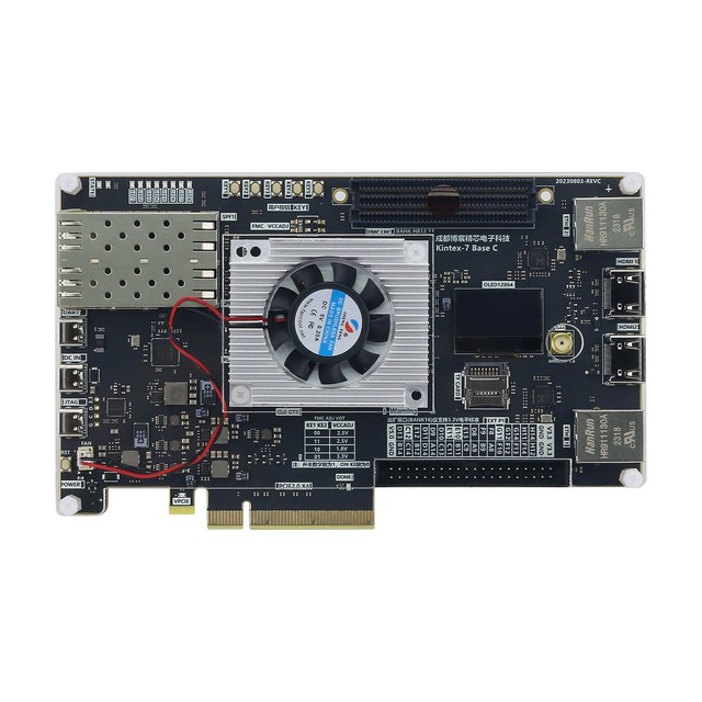 K7 Base C XC7K325T Development Board FPGA Development Board with Dual Gigabit Port for Kintex DIY