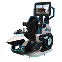 Máquina de Realidad Virtual 9D InfinityVR, Simulador de Movimiento 3 en 1 con Rotación de 360 Grados para Carreras, Tiro y Vuelo