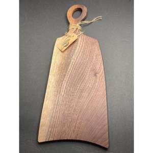 Tabla de cortar de madera de alta calidad para cocina resistente y uso de servicio tabla de cortar de madera de diseño de forma redonda - Product Image 6