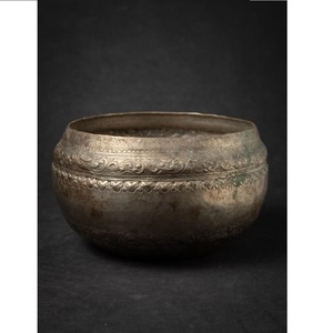 Plato y cuenco para servir, vajilla, cuencos para servir, diseño hecho a mano, acabado de comida, diseño áspero, decoración interior, Material sólido - Product Image 1