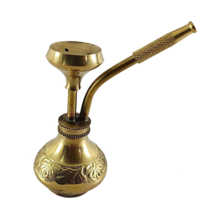 Cachimba de Latón de Alta Calidad con Grabado y Acabado Pulido para Fumar, Cachimba de Latón Artesanal, Experiencia de Fumar Premium - Product Image 5