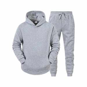 Ensemble de survêtement personnalisé avec logo, très populaire, en polyester, pull oversize, style Backwoods, unisexe, 2 pièces, résistant à l'eau, col en V, pantalon de survêtement - Product Image 5