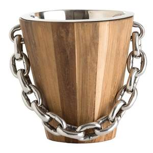 High Polished Premium Quality Wine Cooler OEM ODM Customized New Excellent <b>Ice</b> <b>Bucket</b> and <b>Champagne</b> Cooler With Rope Handle - Product Image 5