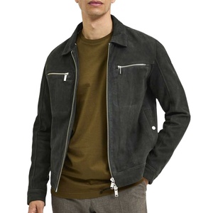Factory Directly Provide Cowhide Cowboy <b>Suede</b> <b>Jacket</b> Cheap Price High Street Heavyweight Men's <b>Suede</b> <b>Jacket</b>. - Product Image 1