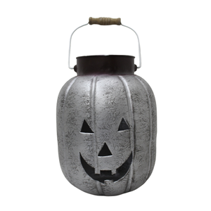 Único decorativo calabaza hierro plata antiguo para la decoración del hogar personalizado hecho a mano personalizado al por mayor a granel - Product Image 1