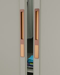 Shree มือจับบานเลื่อนโลหะผสมสังกะสีเรียบทนสนิมด้ามจับตามหลักสรีรศาสตร์ดูทันสมัยประตูบานเลื่อนเฟอร์นิเจอร์หน้าต่าง - Product Image 2