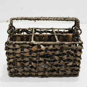 Artex Dong Thap Factory Multi-Tier Water Hyacinth Wine <b>Rack</b> Elegant Handmade Bottle Holder for Restaurants Cafes and Home <b>Bar</b> - Product Image 5