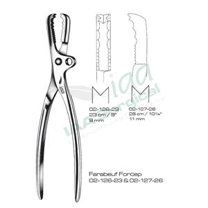 Pinzas para Huesos Farabeuf 02-126-23, Pinzas de Reducción Ortopédicas de Alta Resistencia para Cirugía de Huesos Grandes - Product Image 2