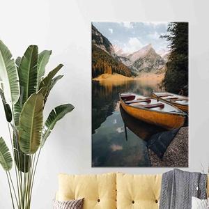 ผ้าใบพิมพ์ลาย: ภาพศิลปะทิวทัศน์ธรรมชาติสำหรับตกแต่งผนัง ห่อหุ้มอย่างดี - Product Image 1