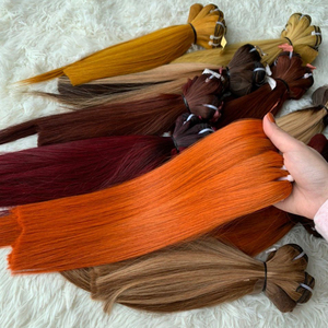 Super doble hueso de alta calidad vietnamita extensiones de cabello virgen recto colorido sin enredos derramamiento mejor precio al por mayor - Product Image 1