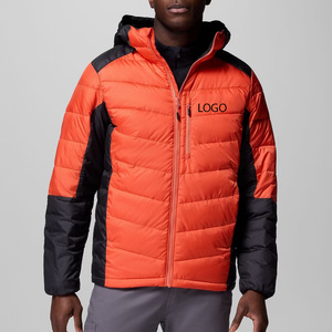 Dernières vestes pour hommes de haute qualité à blocs de couleur pour l'hiver, designs tendance, confortables, écologiques, avec capuche et poche, 2026 - Product Image 1