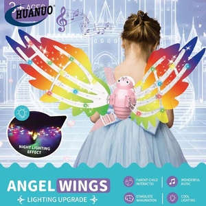 Ali di Farfalla Elettriche per Bambine, Assemblaggio Fai-da-Te, Ali da Angelo per Travestimento da Principessa con Luci LED - Product Image 2