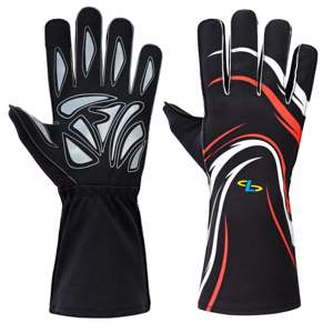 Best Quality Lightweight Microfiber Leather Go Kart Driving Gloves Outdoor Custom Youth Adult Car Driving Racing Karting Gloves - Product Image 1