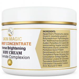 Crema Corporal Blanqueadora e Iluminadora Skin Magic Carrot Concentrate 250ml - Aclaramiento Intenso y Rejuvenecimiento de la Piel - Product Image 2