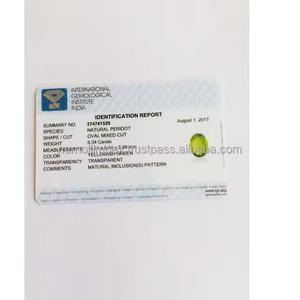 Piedra de peridoto verde Natural brasileña hermosa vibrante calidad AAA corte ovalado accesorios de joyería IGI certificado 6,34 CTS precio - Product Image 2