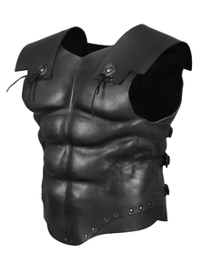 Armadura de cuero-Centurion Roman-inspirado, armadura muscular moldeada hecha de aprox. Cuero de vaca de 2 mm de grosor. Hecho a mano por Andracor en Berlín - Product Image 3