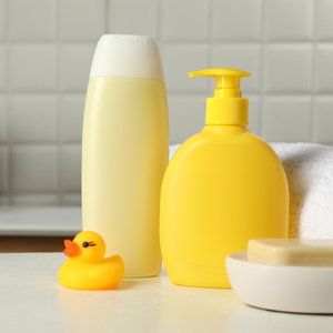 Botella PET Amarilla Personalizada de Alta Calidad con Cabeza de Bomba Cilíndrica, Logotipo Impreso, Marca Pavico, Certificación ISO 9001, Cosmética Personal - Product Image 5