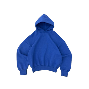 Men Color Block Hoodie Dark Blue <b>Plus</b> 600gsm Thick Hoodie Blank Different Color Heavy Hoodie <b>Sweater</b> Wholesale - Product Image 1