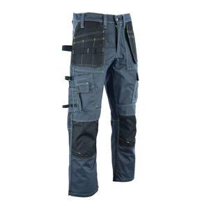 Pantalon de construction en coton confortable pour hommes, multi-poches, haut vers le bas, conception personnalisée, vêtements de sécurité imperméables, vente en gros - Product Image 5
