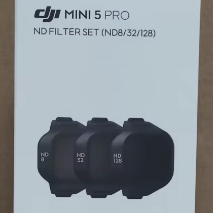 D JI Mini 5 Pro ND Filter Set (ND8/32/128) Tackling Harsh Lighting Conditions and Long Exposure Timelapse Drone Accessories