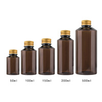Bouteille d'hydrolat vert foncé avec impression de logo personnalisé, bouchon en aluminium, 50 ml, 100 ml, 150 ml, 500 ml, réutilisable, conteneur pour toner