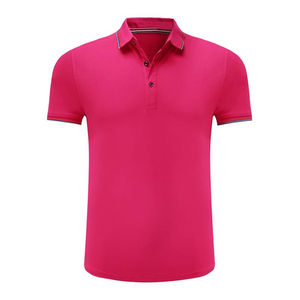 T-shirt d'été à manches courtes respirant à séchage rapide pour polo de golf décontracté pour hommes 100% coton à motif solide - Product Image 4
