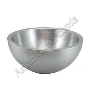 Elegante Frutero de aluminio liso simple dorado Ornamentación hecha a mano Acabado brillante-Axioma Acentos para el hogar - Product Image 4