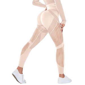 Dernier legging d'entraînement personnalisé pour femmes Qualité supérieure 100% coton Tissu tricoté ODM Taille et couleur personnalisées Leggings d'entraînement - Product Image 5