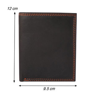 Cartera negra con bloqueo RFID plegable para hombre, longitud corta, función antirrobo multiusos, estilo de moda con forro abierto de poliéster - Product Image 4