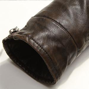 Chaquetas de Cuero para Hombre, Chaqueta de Motociclista de Cuero, Abrigos de Otoño para Hombre, Chaqueta de Marca Ajustada para Hombre, Envío DDP - Product Image 6